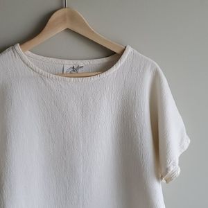 Vintage cotton long length tee L